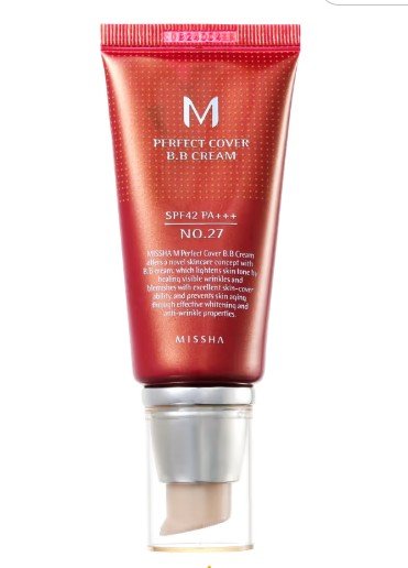 Missha M Perfect Cover Nº 27 Honey Beige - BB Cream 50ml