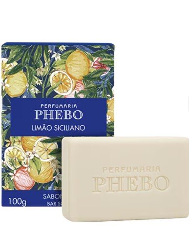 Phebo Mediterrâneo Limão Siciliano - Sabonete em Barra 100g