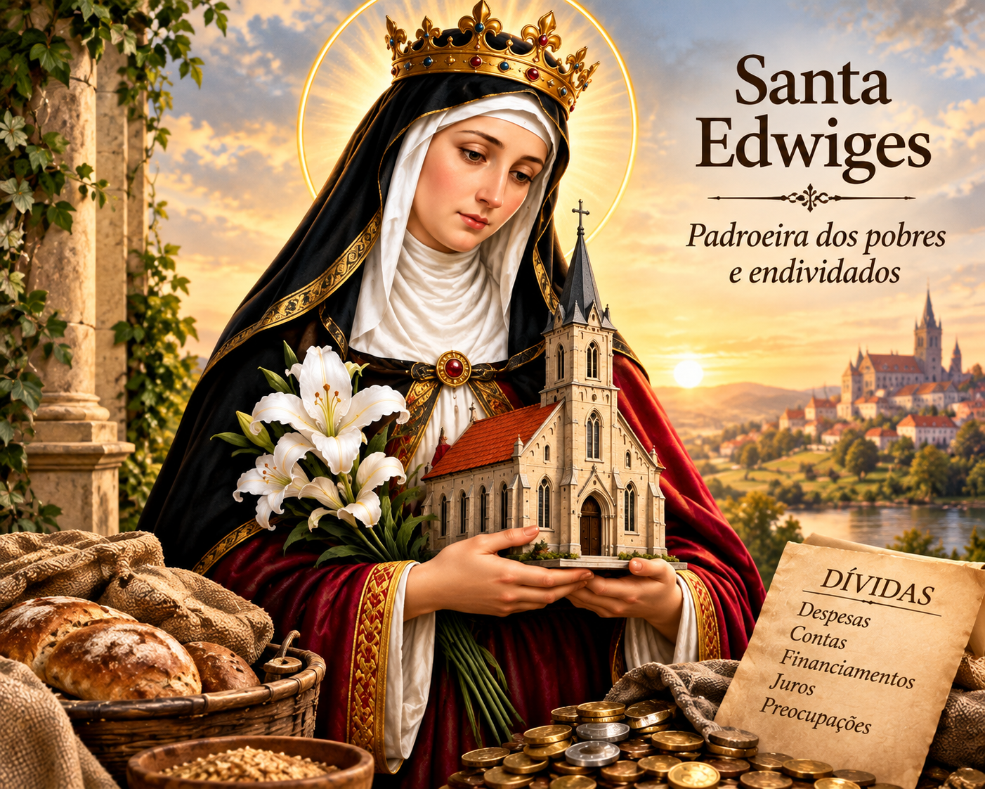 Oração de Santa Edwiges: 3 Pedidos para Sair das Dívidas